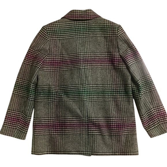 BODEN Double-Breasted Checked Coat Women’s Size 10 - Picture 7 of 16